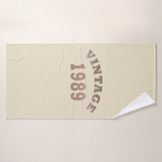 Geboren in 1989  verjaardagscadeau badhanddoek (Badhanddoek)