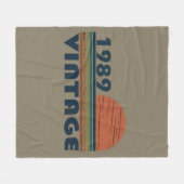 Geboren in 1989  verjaardagscadeau fleece deken (Voorkant (Horizontaal))