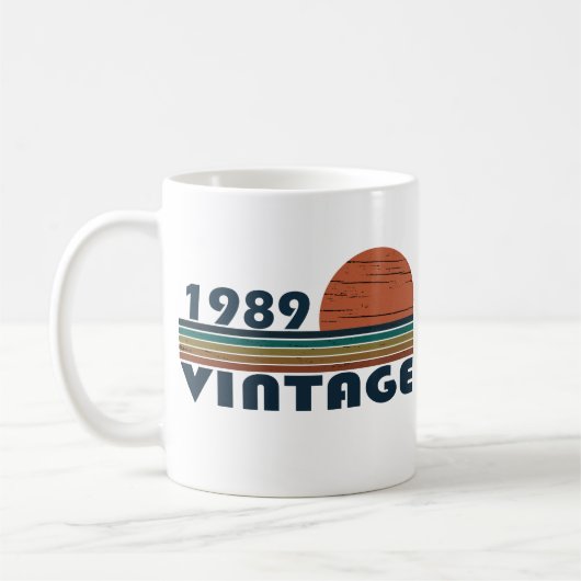 Geboren in 1989  verjaardagscadeau koffiemok (Links)