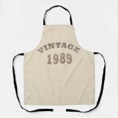 Geboren in 1989  verjaardagscadeau schort (Voorkant)