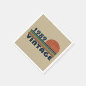 Geboren in 1989  verjaardagscadeau servet (Hoek)