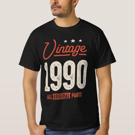 geboren in 1990 - 32e verjaardag Retro Classic T-shirt (Voorkant)