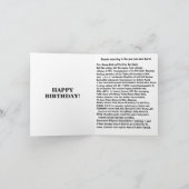 Geboren in 1990, Birthday Fun Facts Kaart (Binnen)