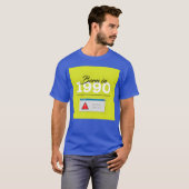 Geboren in 1990 grappig t-shirt (Voorkant volledig)