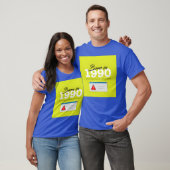 Geboren in 1990 grappig t-shirt (Unisex)