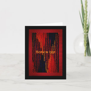 Geboren in 1991, Birthday Fun Facts Kaart