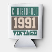 Geboren in 1991 met Christelijke naam op een Blikjeskoeler (Voorkant)