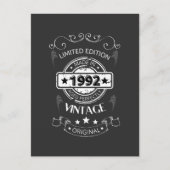 Geboren in 1992 briefkaart (Voorkant)