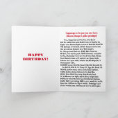 Geboren in 1992 Kaart van de "Birthday"-wedstrijd (Binnen)