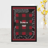 Geboren in 1992 Kaart van de "Birthday"-wedstrijd (Gele Bloem)