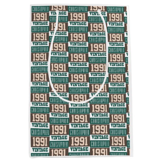 Geboren in 1992 met Christelijke naam Medium Cadeauzakje (Voorkant)