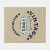 Geboren in 1992  verjaardagscadeau fleece deken (Voorkant (Horizontaal))