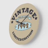 Geboren in 1992  verjaardagscadeau grote klok (Hoek)