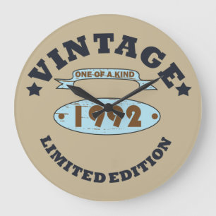 Geboren in 1992 verjaardagscadeau grote klok