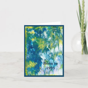 Geboren in 1993, Birthday Fun Facts Kaart