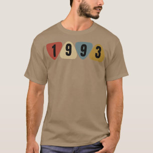 Geboren in 1993 Guitarist Guitar Pick Music Birthd T-shirt