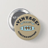 geboren in 1993  verjaardag ronde button 5,7 cm (Voorkant /achterkant)