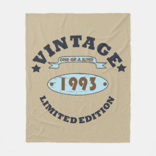 Geboren in 1993  verjaardagscadeau fleece deken