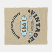 Geboren in 1993  verjaardagscadeau fleece deken (Voorkant (Horizontaal))