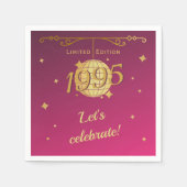 Geboren in 1995 30ste verjaardag feest decoratie r servet (Voorkant)