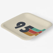 Geboren in 1995  30ste verjaardagscadeau papieren bordje (Gebogen)