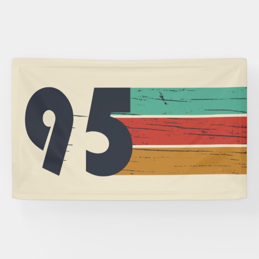 Geboren in 1995 30ste verjaardagscadeau spandoek (Horizontaal)