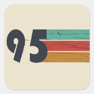 Geboren in 1995  30ste verjaardagscadeau vierkante sticker