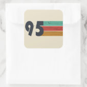 Geboren in 1995 30ste verjaardagscadeau vierkante sticker (Tas)