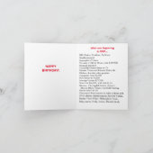 Geboren in 1997, Birthday Fun Facts Kaart (Binnen)