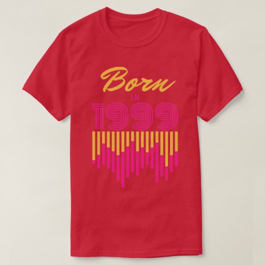 Geboren in 1999 t-shirt (Design voorkant)