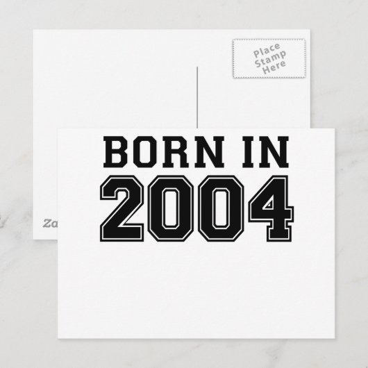 GEBOREN IN 2004.png Briefkaart (Voorkant / Achterkant)