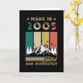 Geboren in 2005 kaart (Gele Bloem)