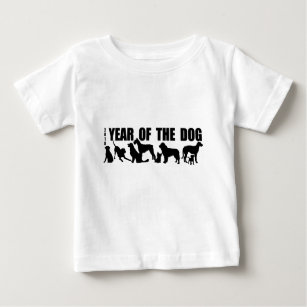 Geboren in 2018 Jaar van het T-shirt van de Dog-Ba