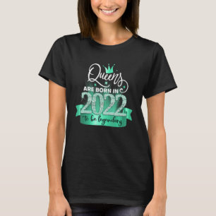 Geboren in 2022 I Black Turquoise Party Outfit & A T-shirt