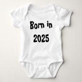 Geboren in 2025 romper (Voorkant)