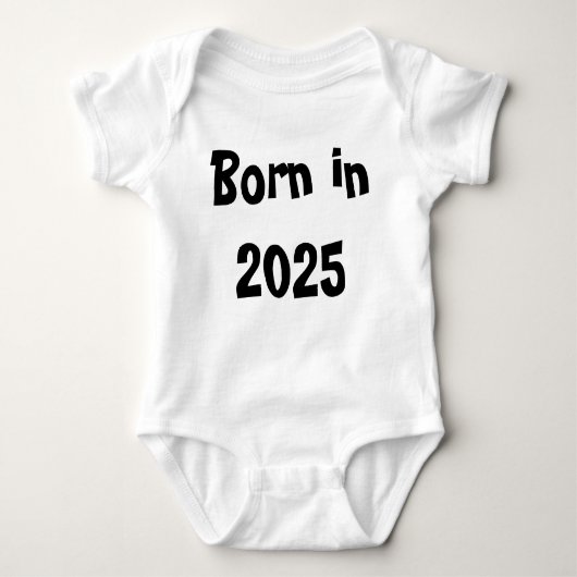 Geboren in 2025 romper (Voorkant)