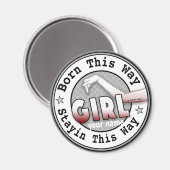 Geboren in A Girl Magneet (Voorkant / Achterkant)