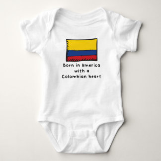 Geboren in Amerika met een Colombiaanse hartaanval Romper