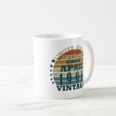 Geboren in april 1998  verjaardag koffiemok (Voorkant rechts)