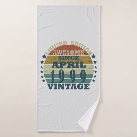 Geboren in april 1999  jaar badhanddoek (Badhanddoek)