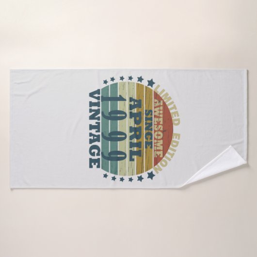 Geboren in april 1999  jaar badhanddoek (Badhanddoek)