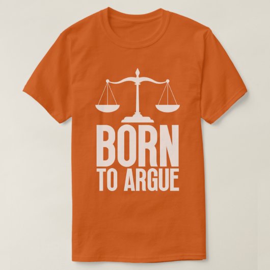 Geboren in Argue 14 T-shirt (Design voorkant)