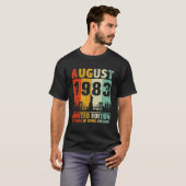 GEBOREN IN AUGUSTUS 1983 BIRTHDAY BEPERKTE EDITIJD T-SHIRT (Voorkant volledig)