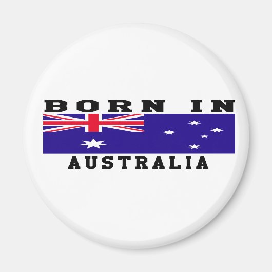 Geboren in Australië Magneet (Voorkant)