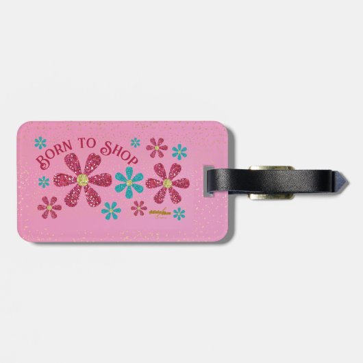 Geboren in Bagagelabels in winkels (Achterkant horizontaal)