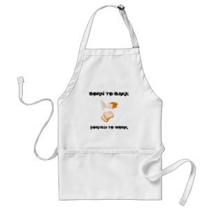 Geboren in Bake Bread Apron Standaard Schort