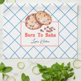 Geboren in Bake Kitchen Towel Theedoek