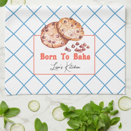 Geboren in Bake Kitchen Towel Theedoek