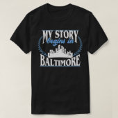 Geboren in Baltimore Pullover (Design voorkant)