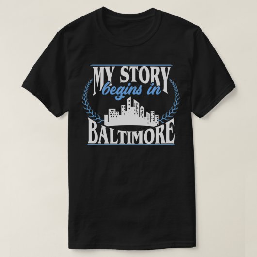 Geboren in Baltimore Pullover (Design voorkant)